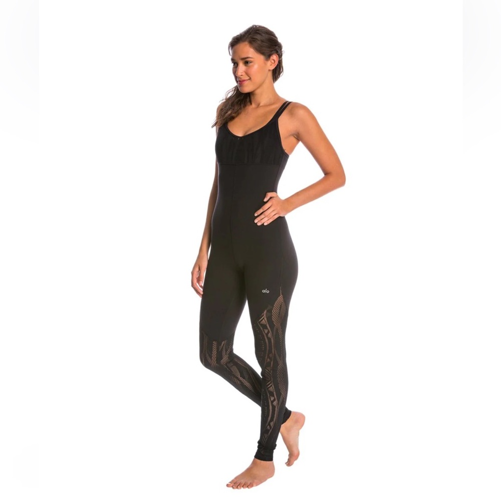 EUC Alo Siren Yoga & Dance Unitard Jumpsuit XS - Picture 2 of 11